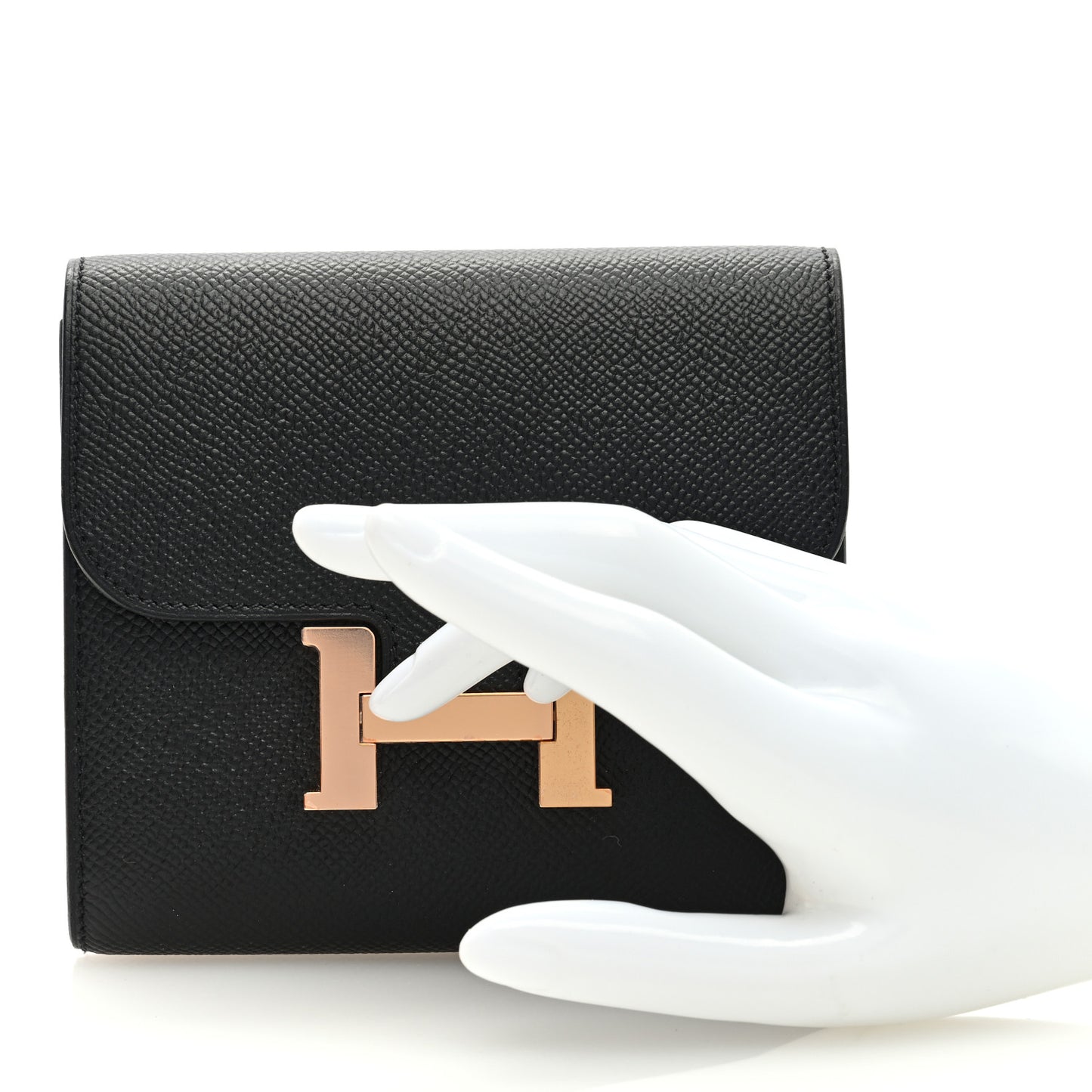 Epsom Constance Compact Passant Wallet Black