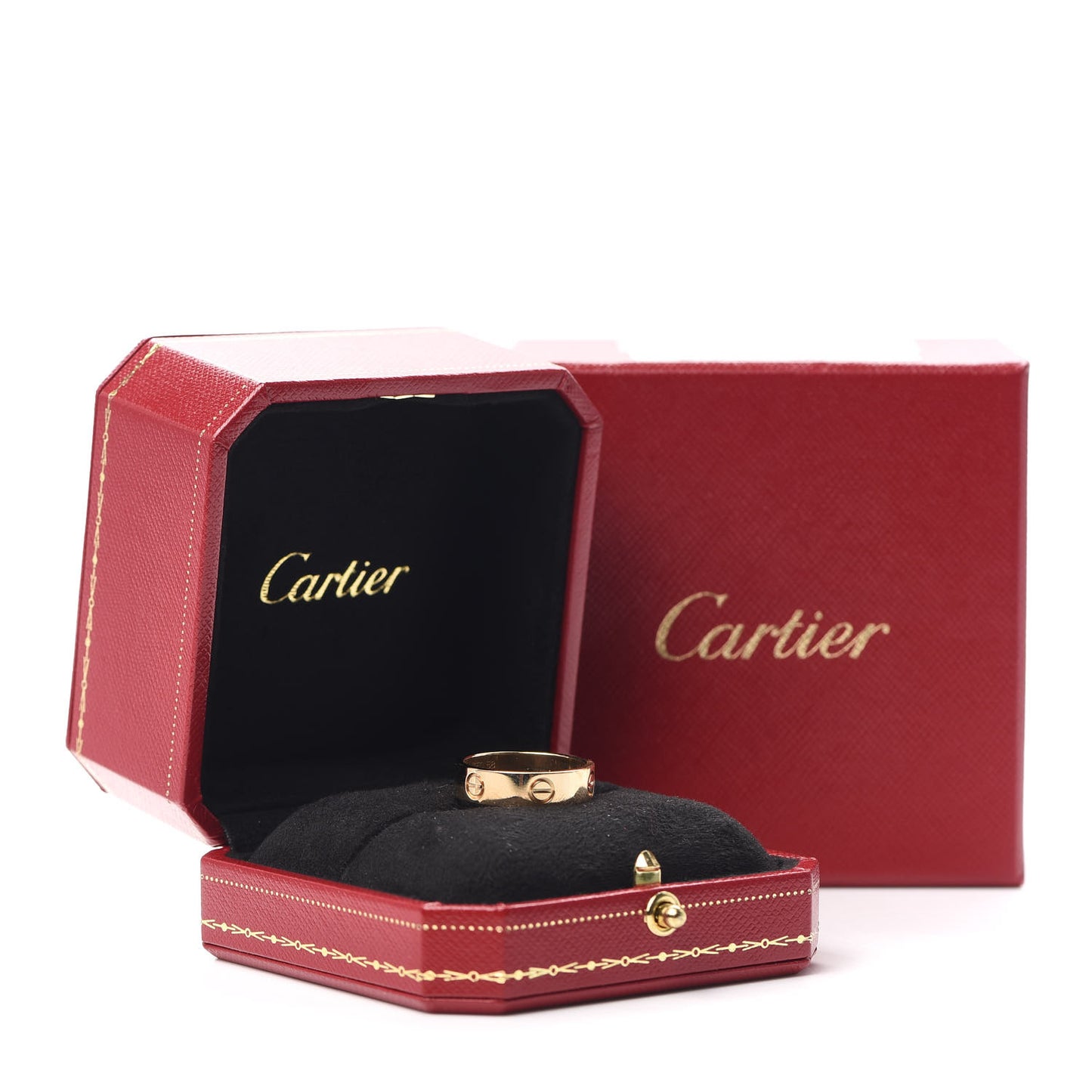 18K Yellow Gold 5.5mm LOVE Ring 58 8.25