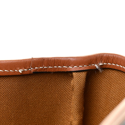 Celine Triomphe Canvas Calfskin Medium Cabas Bag Tan 13 of 19