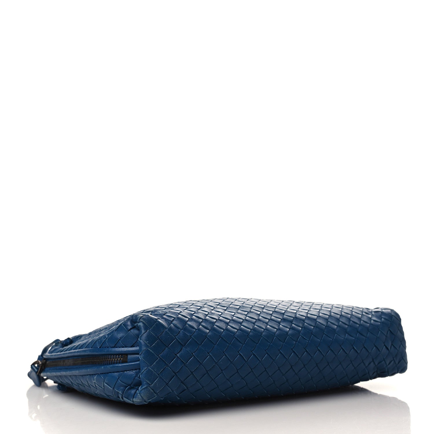Bottega Veneta Nappa Intrecciato Pillow Crossbody Messenger Blue 4 of 15