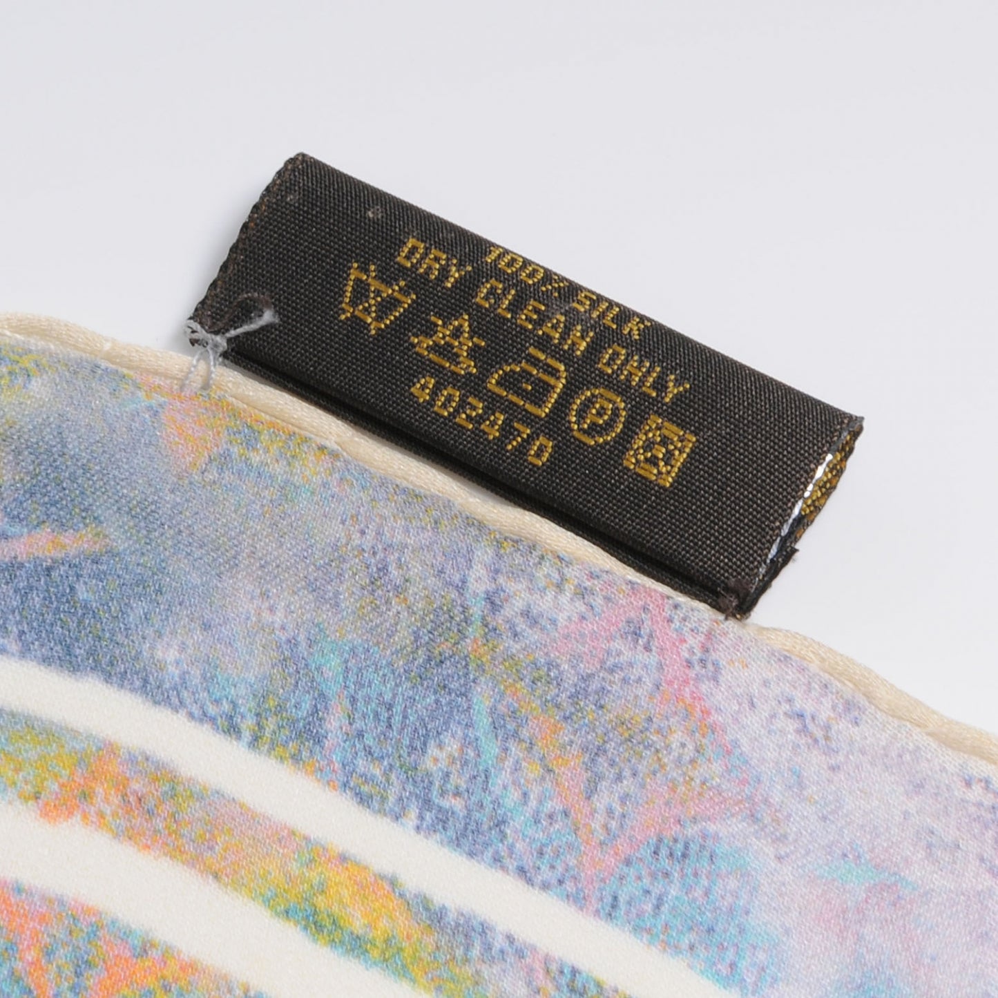 Silk Monogram Richard Prince Watercolor Scarf