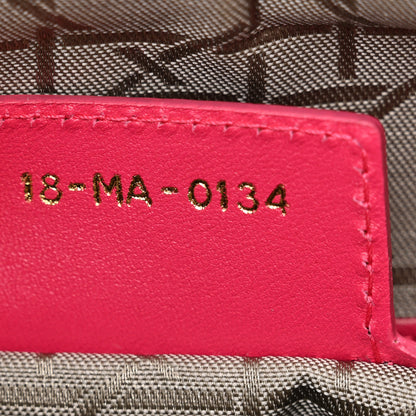 Christian Dior Lambskin Cannage Large Lady Dior Pink 7 of 11