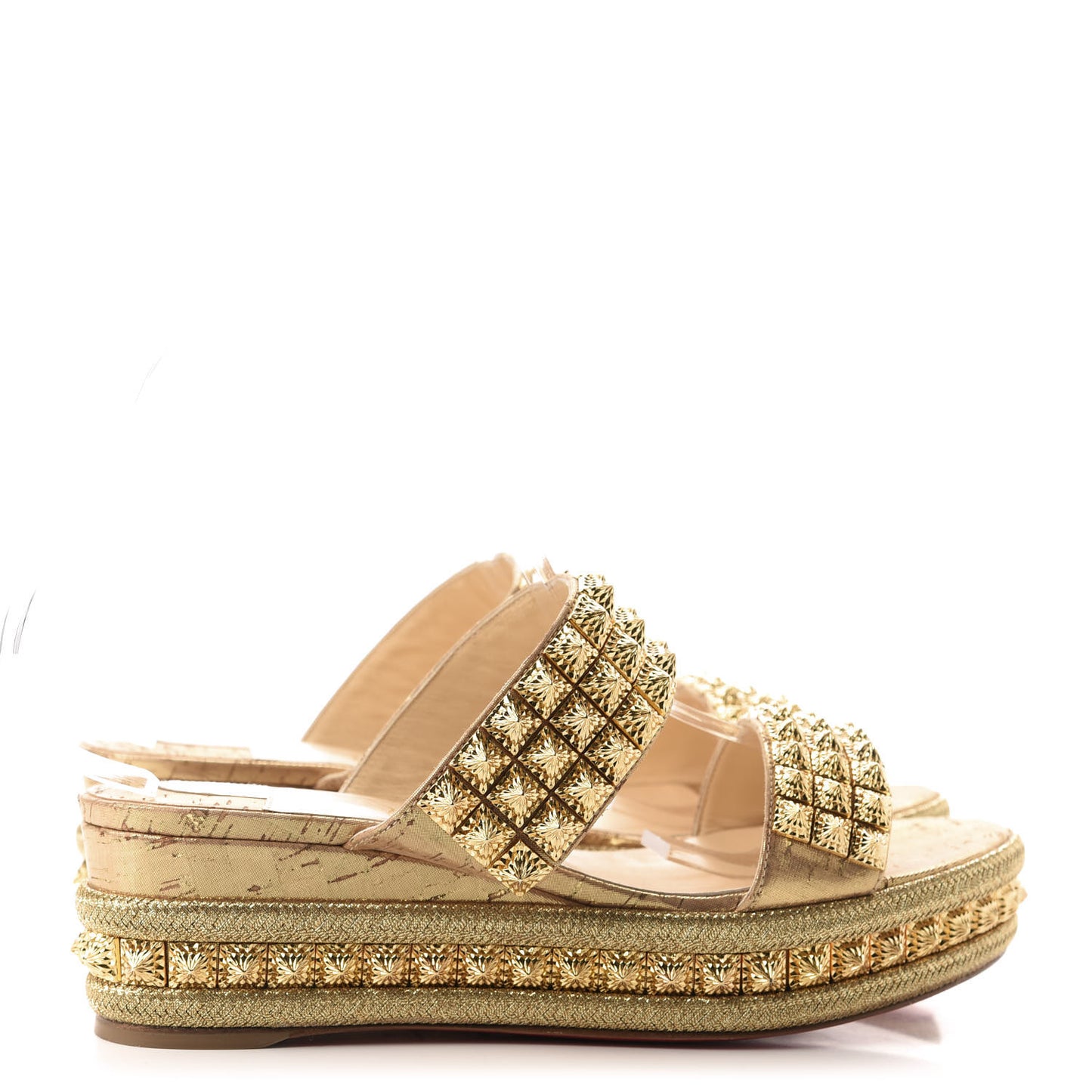 Liege Pepite 60 Platform Sandals 38 Version Gold
