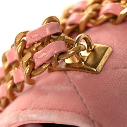 Chanel Velvet Enamel Mini Flap Light Pink 11 of 11