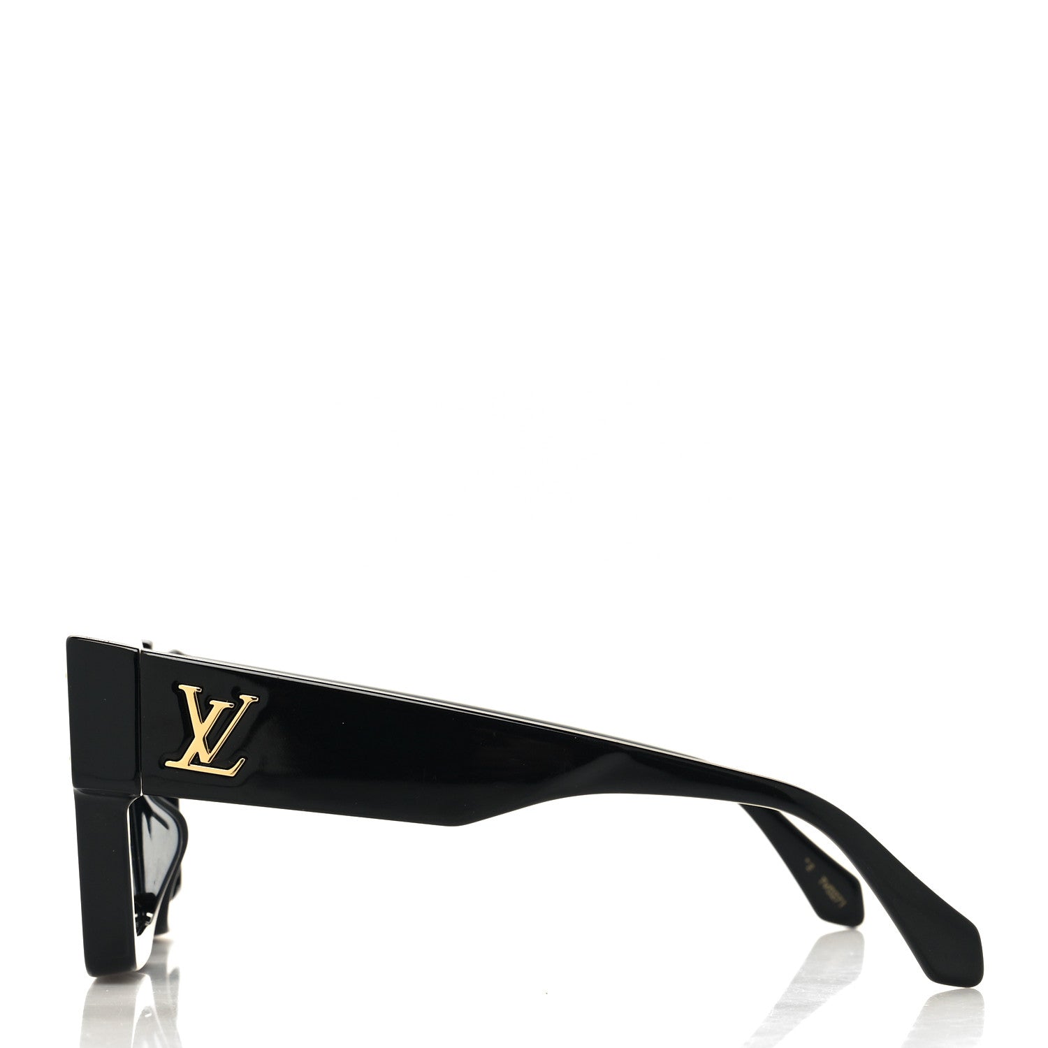 Louis Vuitton Acetate Swarovski Crystal Cyclone Sunglasses Z1578W Black 3 of 9