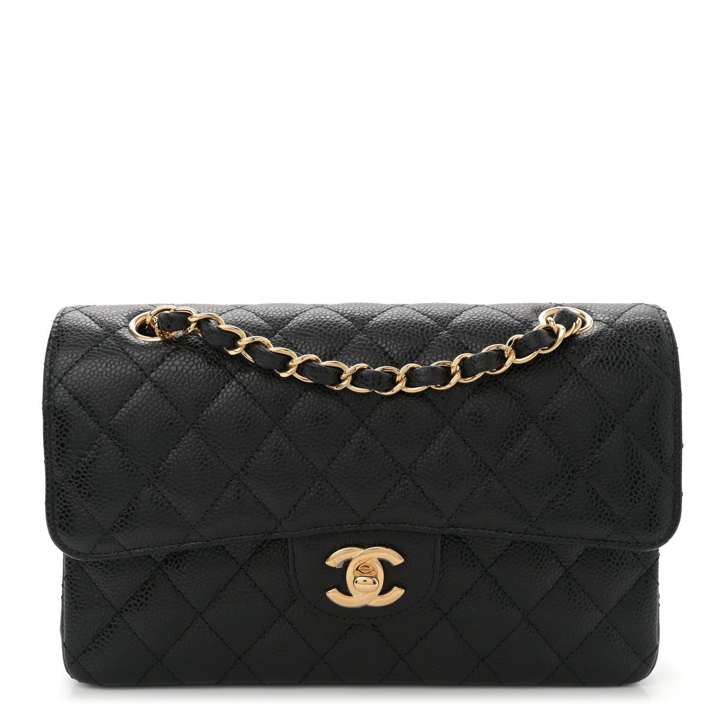 Chanel Caviar Quilted Small Double Flap Black 1 of 11