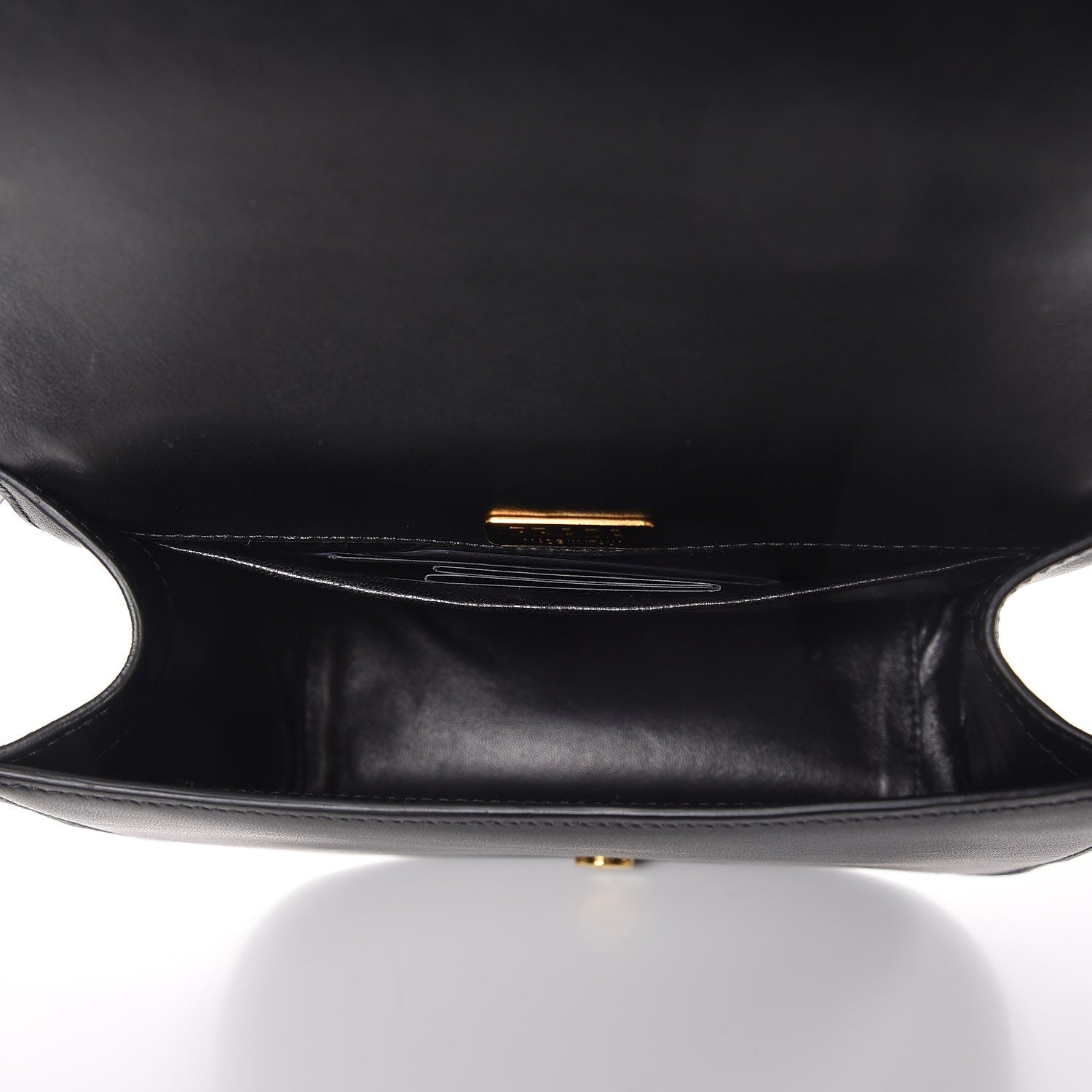 Prada City Calf Pionniere Saddle Bag Black White 5 of 6