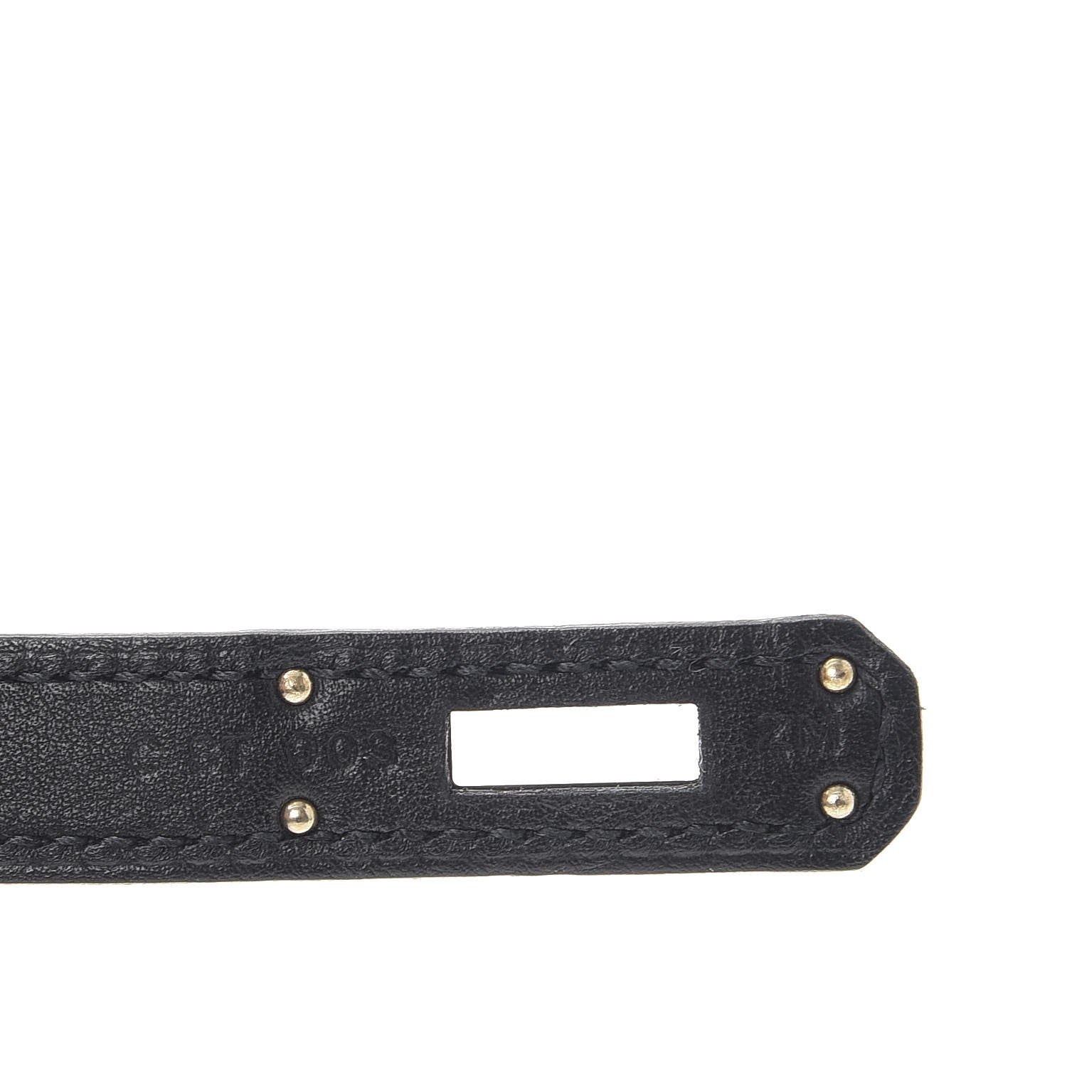 Hermes Swift Kelly Cut Clutch Pochette Black 7 of 8