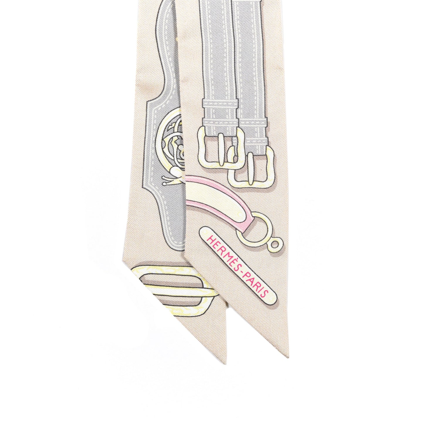 Silk Harnais des Presidents Twilly Beige Bleu Pink