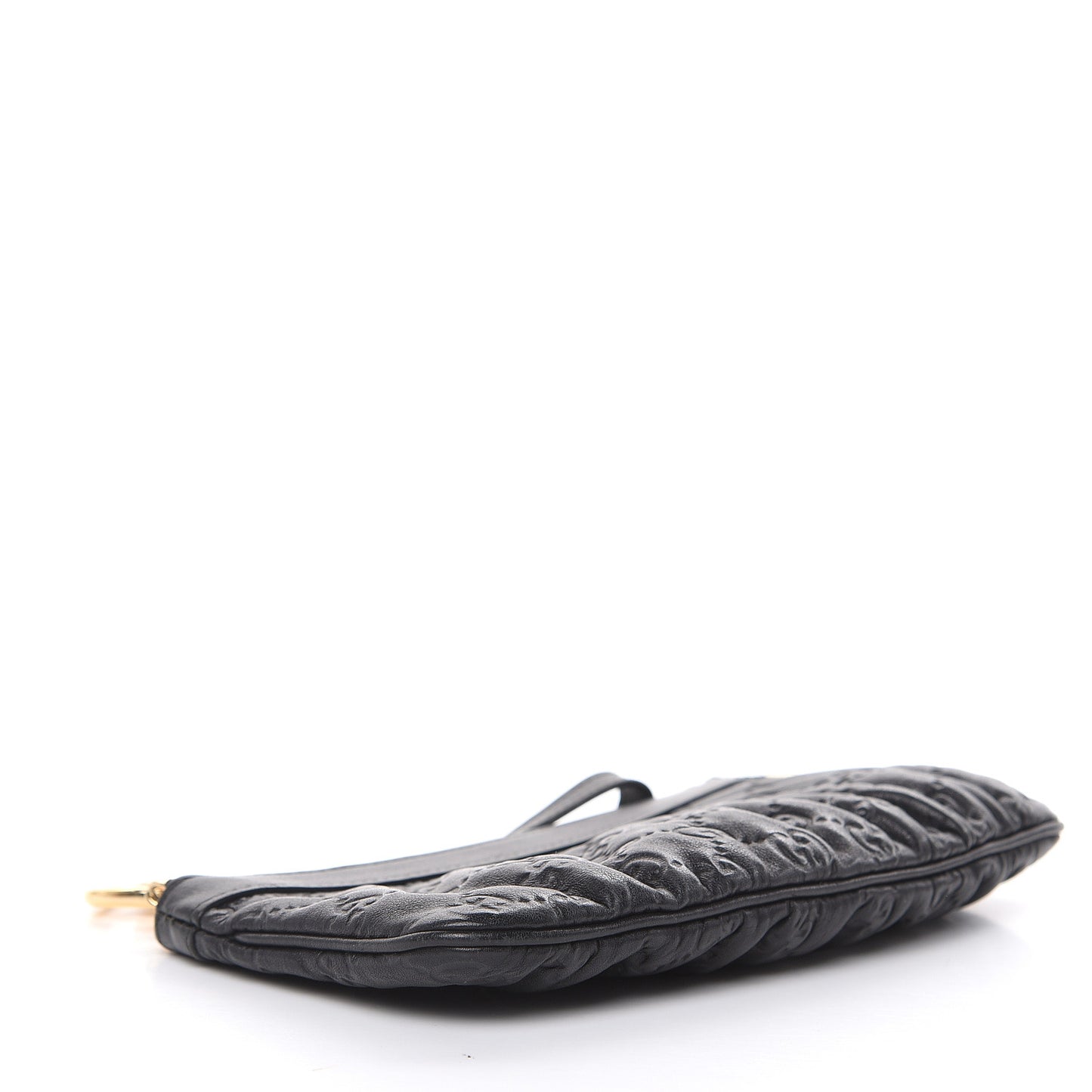 Guccissima Signature New Britt Wristlet Black