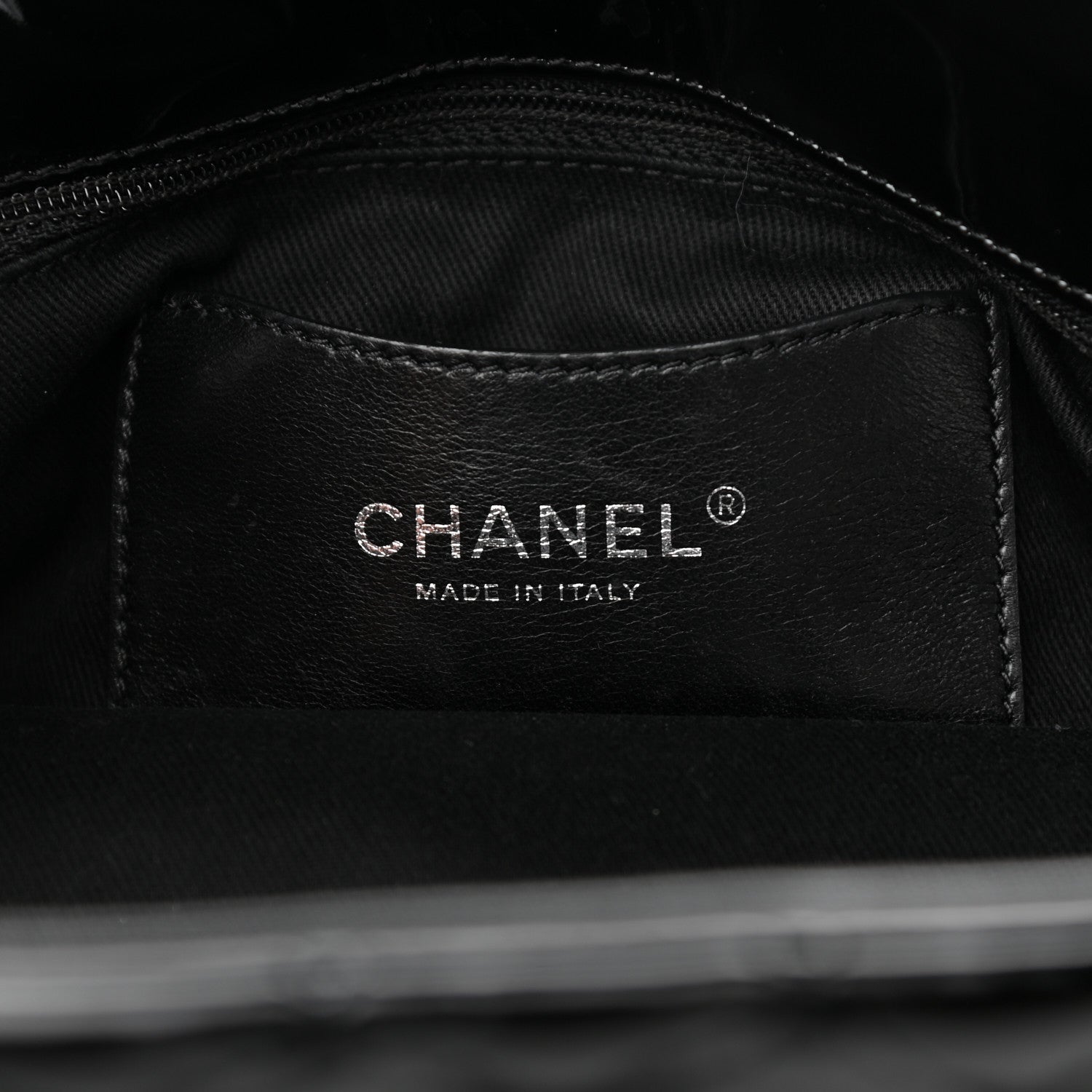 Chanel Patent Quilted Medium Just Mademoiselle Bowling Bag Black 8 of 13