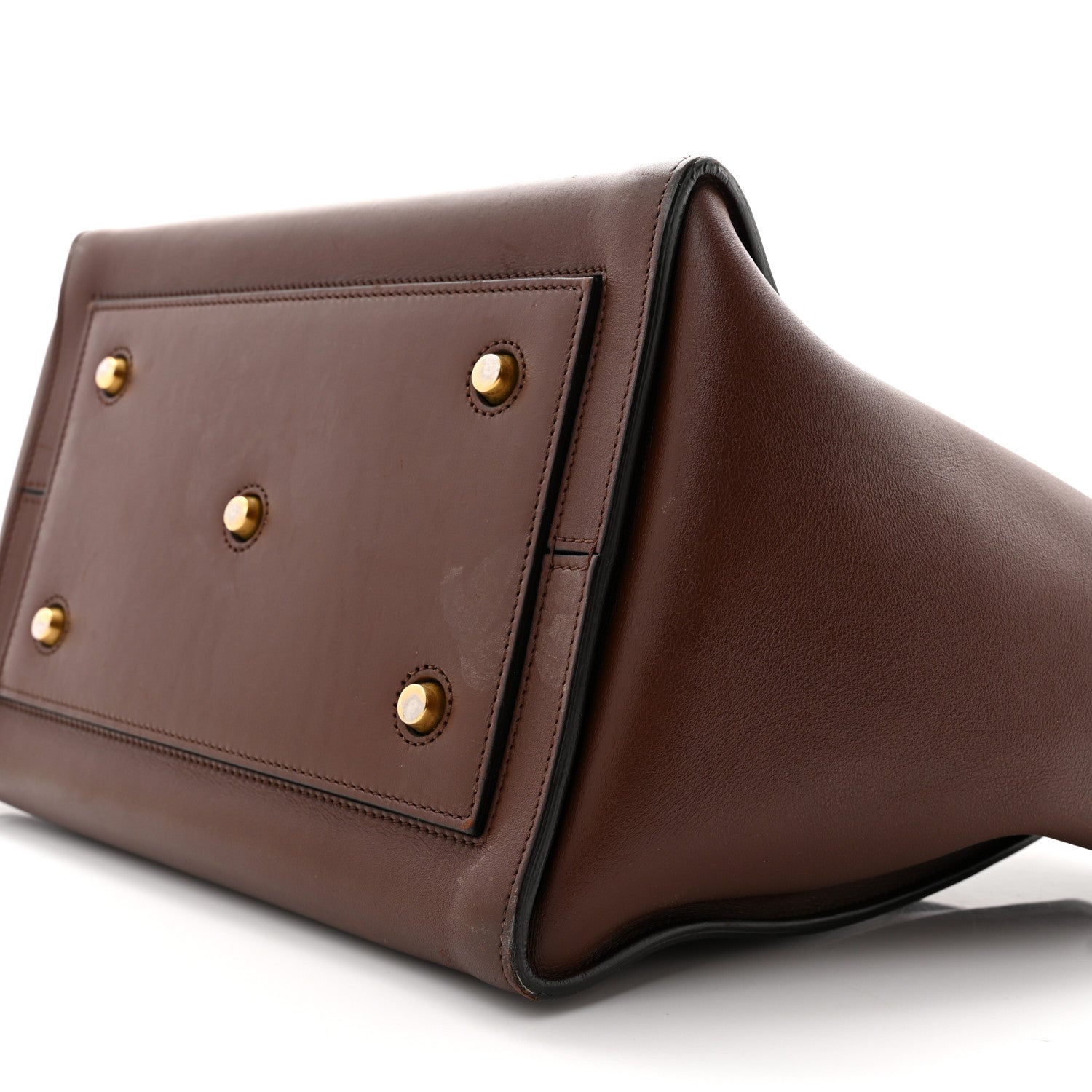 Celine Natural Calfskin Medium Tie Knot Tote Acajou 9 of 12