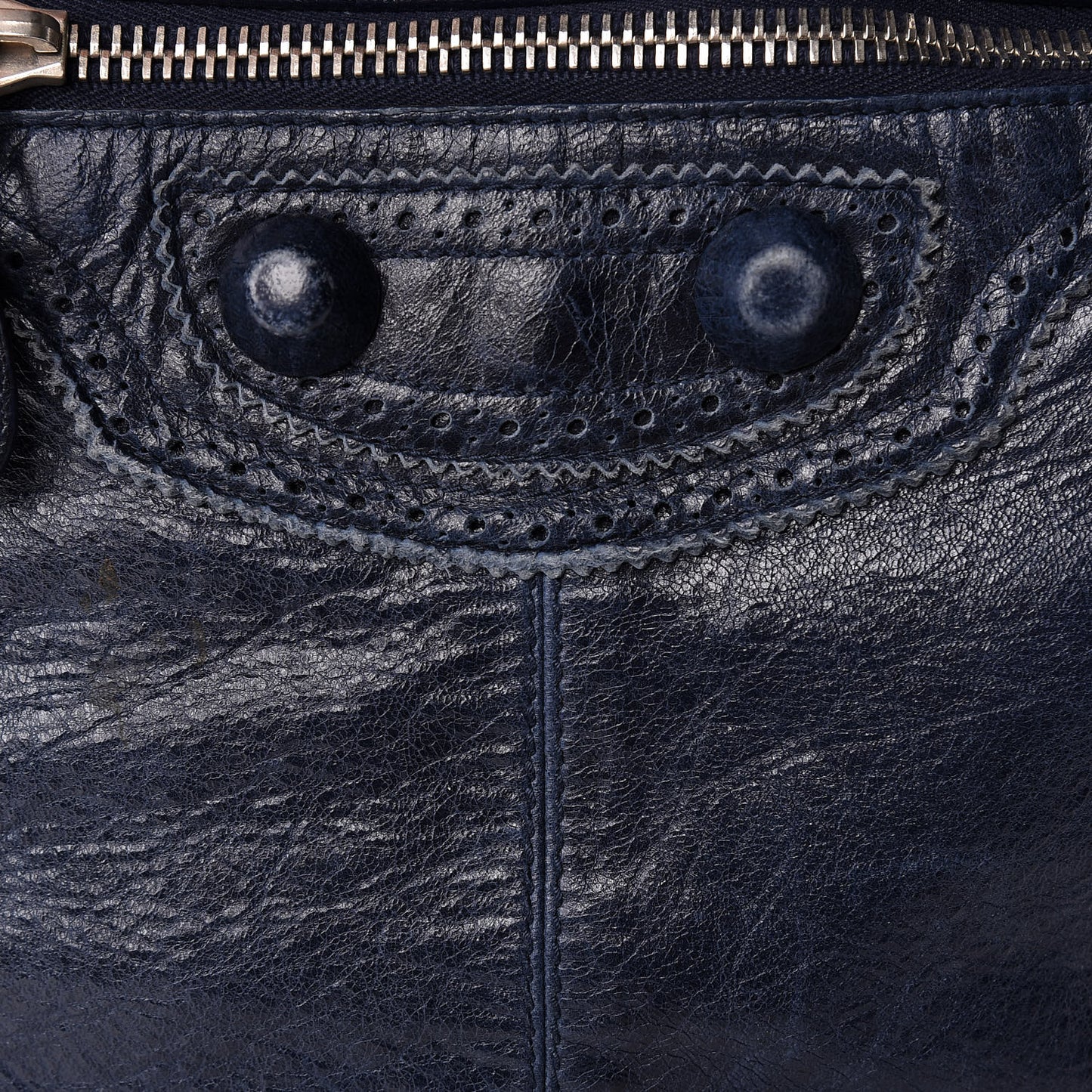 Agneau Giant Brogues Hardware Pompon Marine