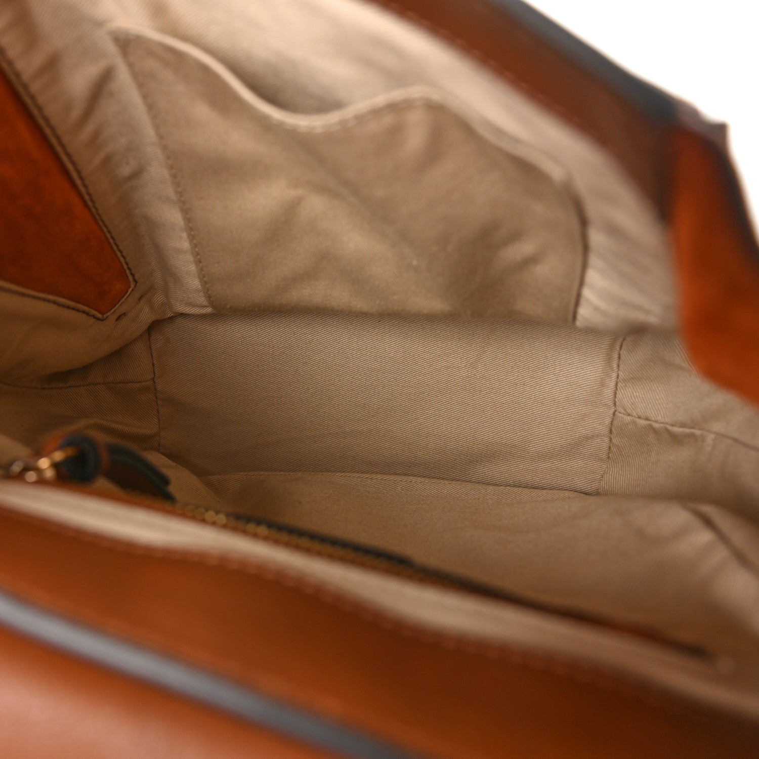 Chloe Suede Calfskin Small Faye Backpack Tan 5 of 8