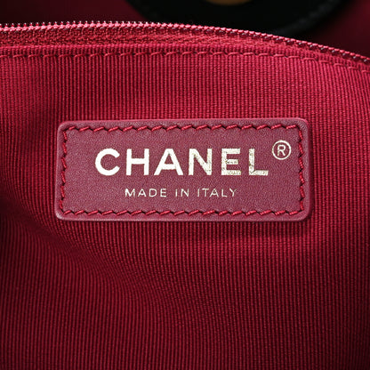 Chanel Calfskin Small Deauville Tote Black 8 of 11