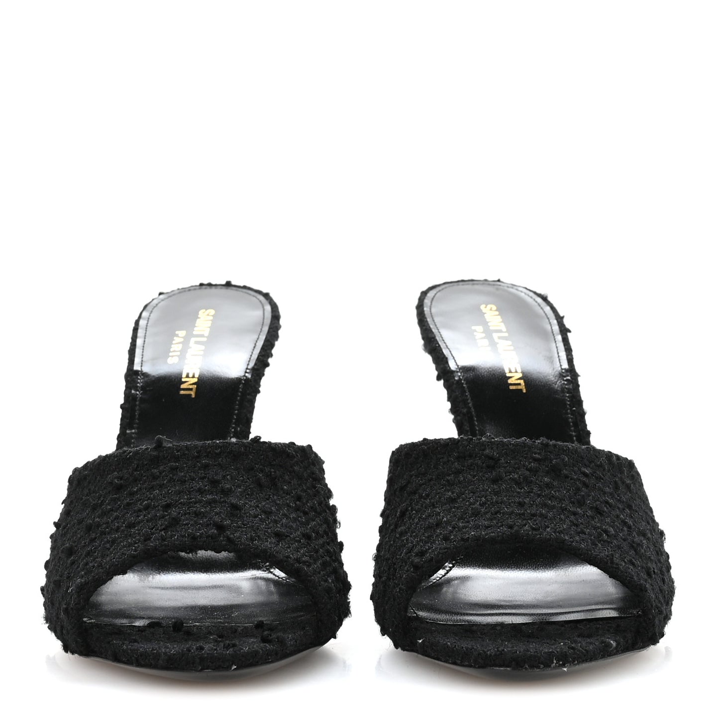 Boucle Tweed La 16 95 Mule Sandals 37 Black