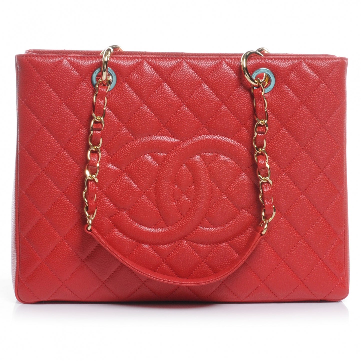Caviar Grand Shopping Tote GST Red