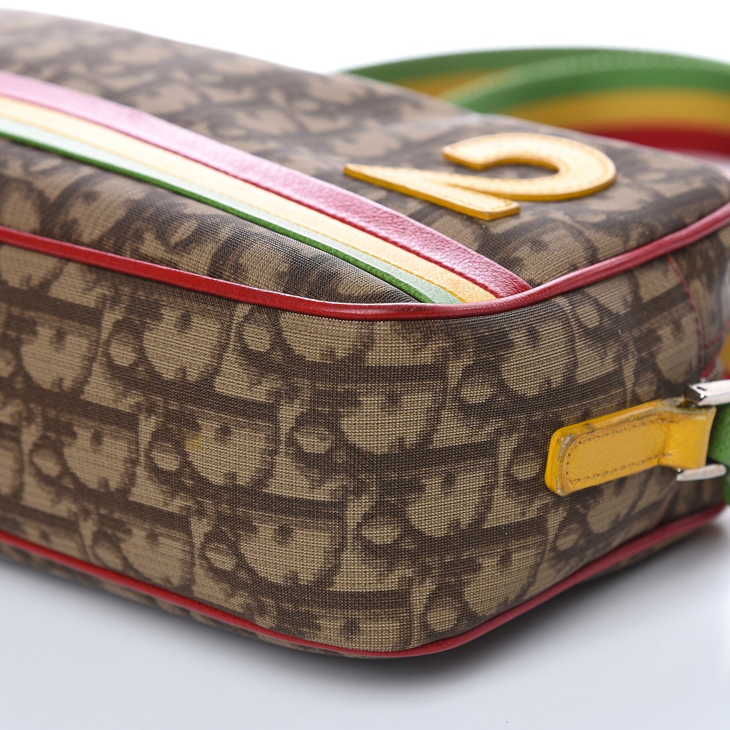 Christian Dior Monogram Rasta Messenger Bag Beige 10 of 16