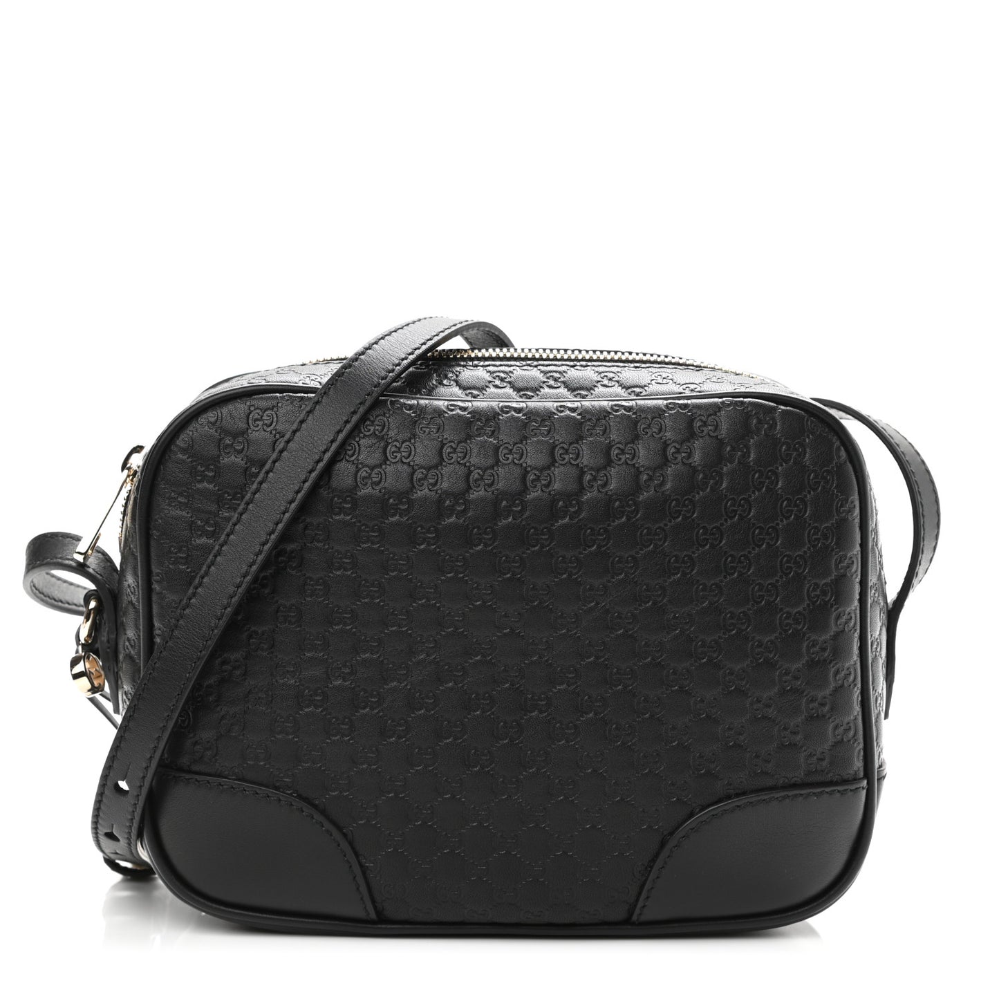 Microguccissima Mini Bree Messenger Bag Black