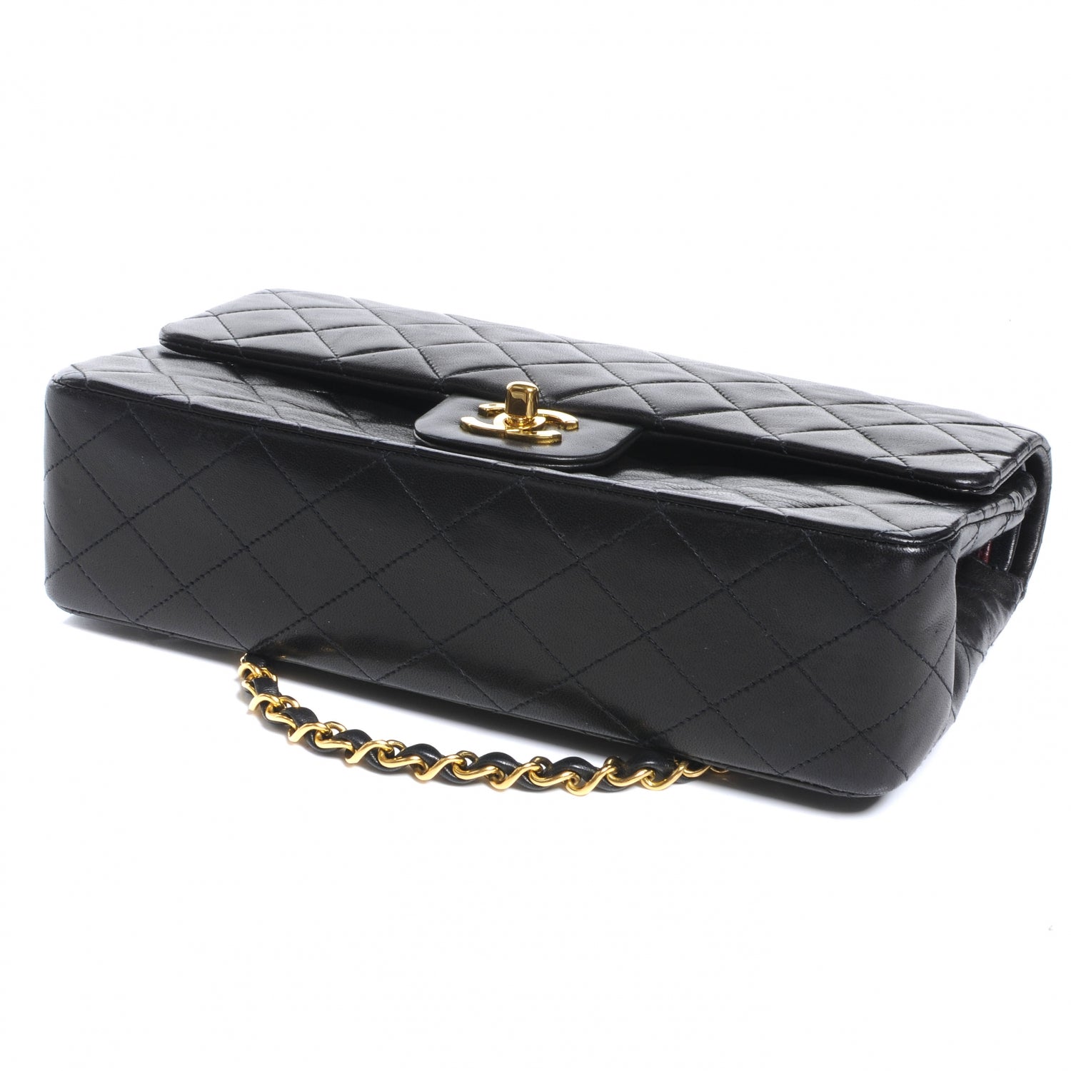 Chanel Lambskin Medium Double Flap Black 4 of 8