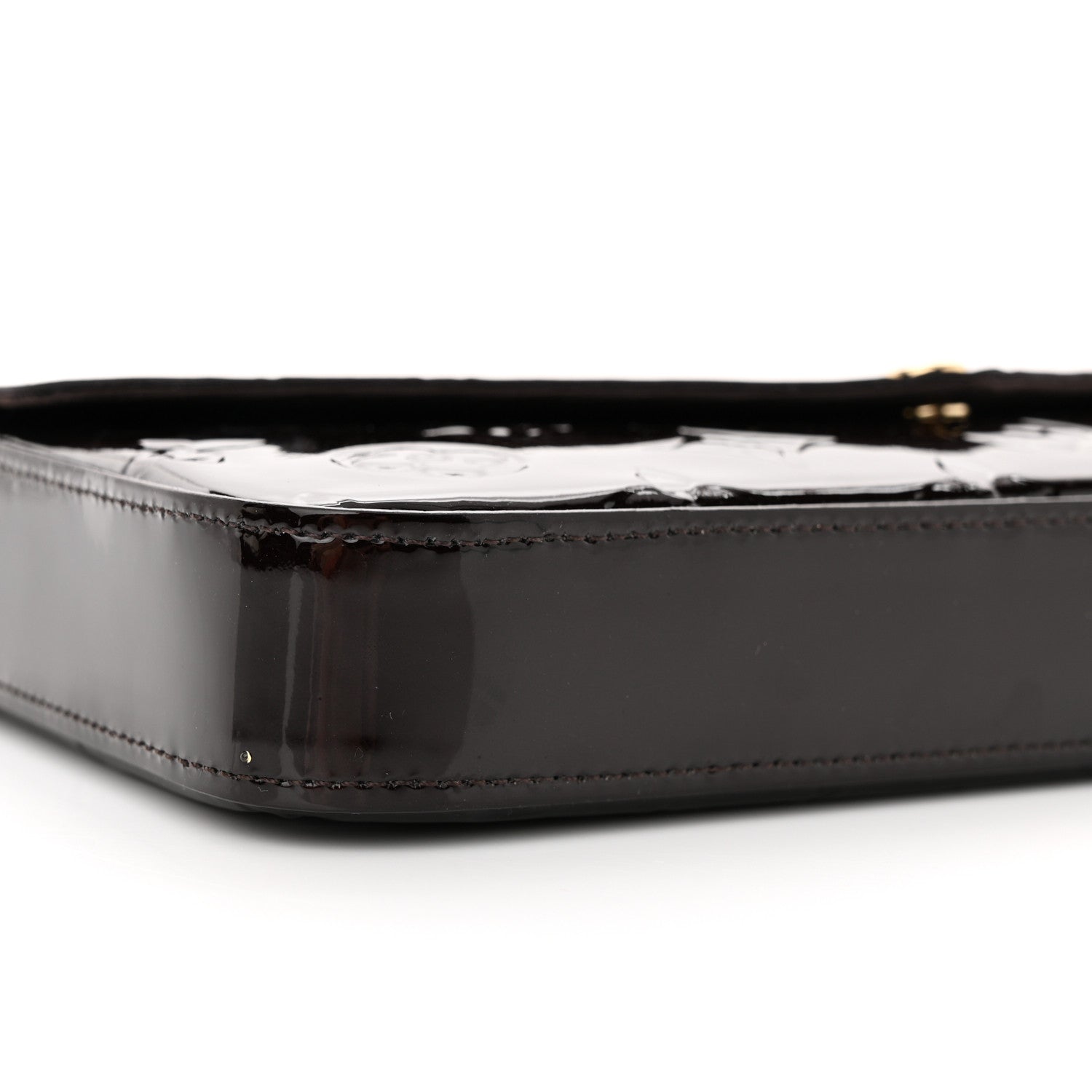 Louis Vuitton Vernis Pochette Felicie Chain Wallet Amarante 10 of 12