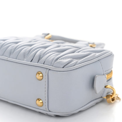 Miu Miu Nappa Matelasse Micro Arcadie Fiordaliso 10 of 10