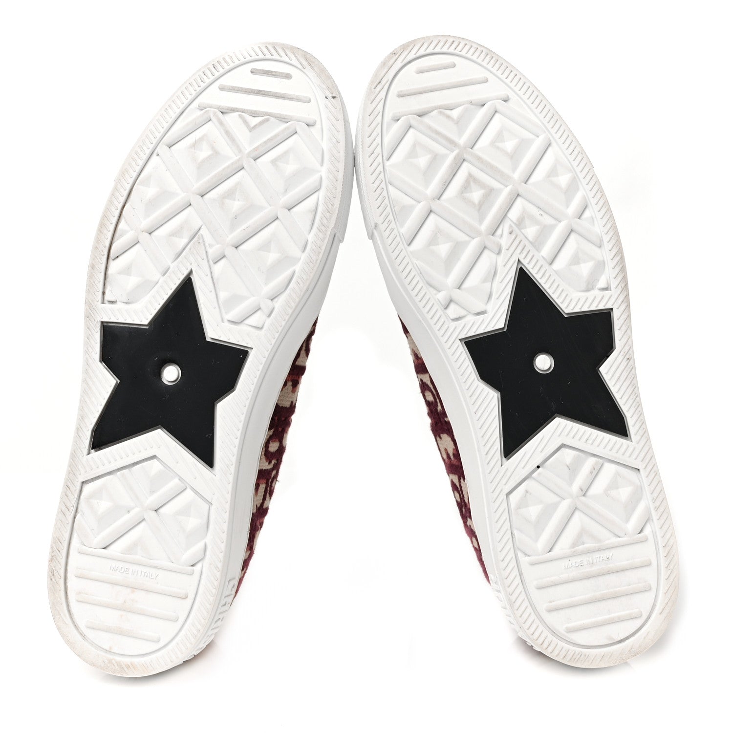 Christian Dior Canvas Oblique Walk'N'Dior Low Top Sneakers 38.5 Deep Amaranth 6 of 9