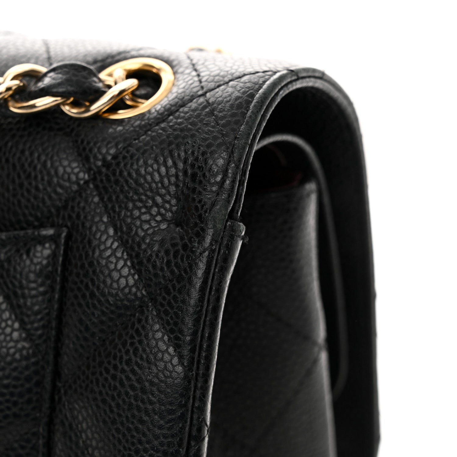 Chanel Caviar Quilted Jumbo Double Flap Black 19 of 21