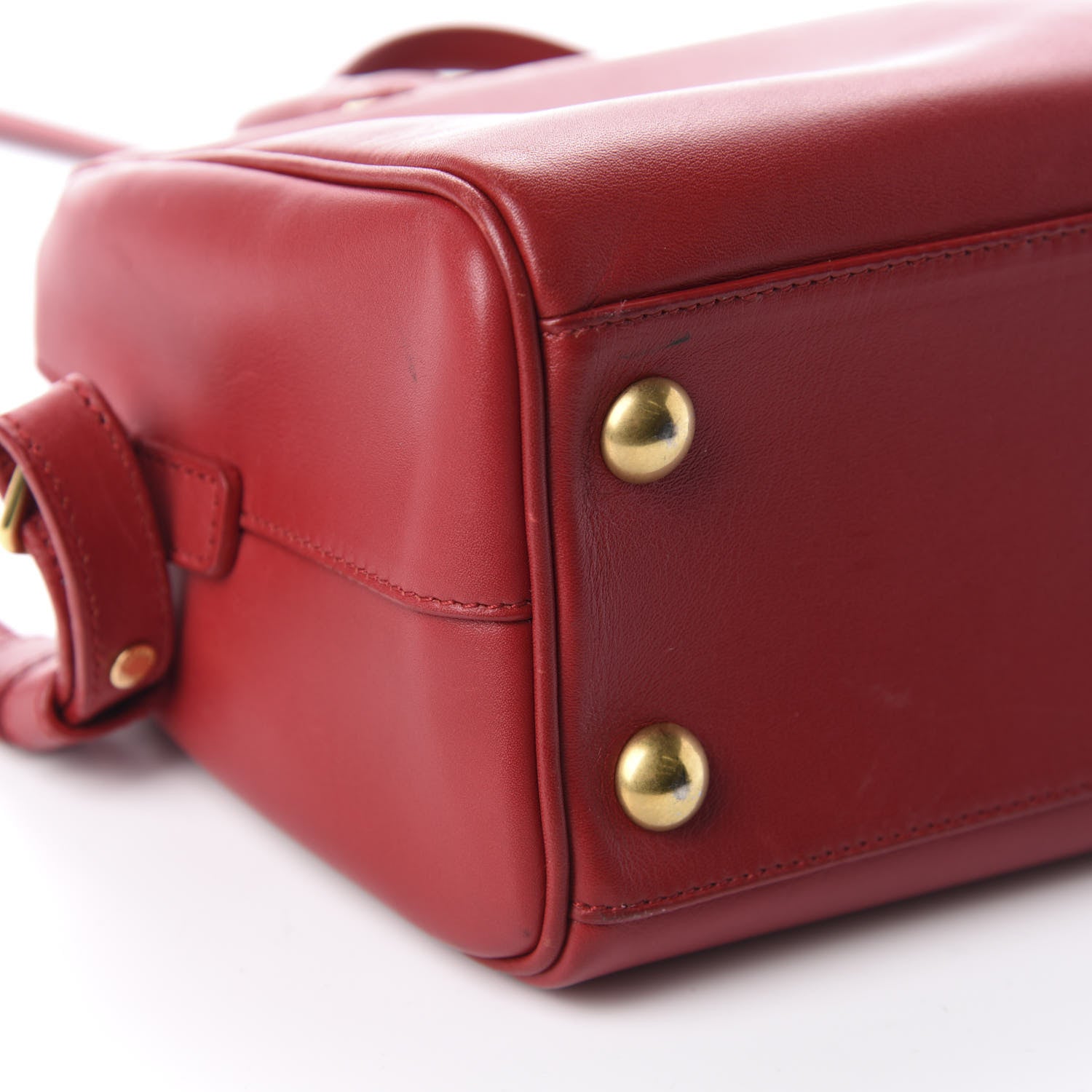 Saint Laurent Calfskin Classic Baby Duffle Red 6 of 12