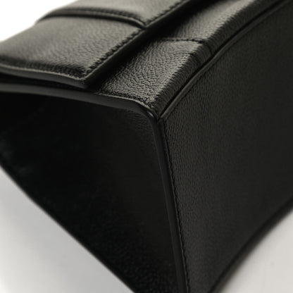 Balenciaga Grained Calfskin Small Hourglass Top Handle Bag Black 10 of 16