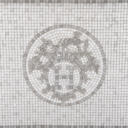 Hermes Porcelain Mosaique Au 24 Sushi Plate Platine 3 of 5