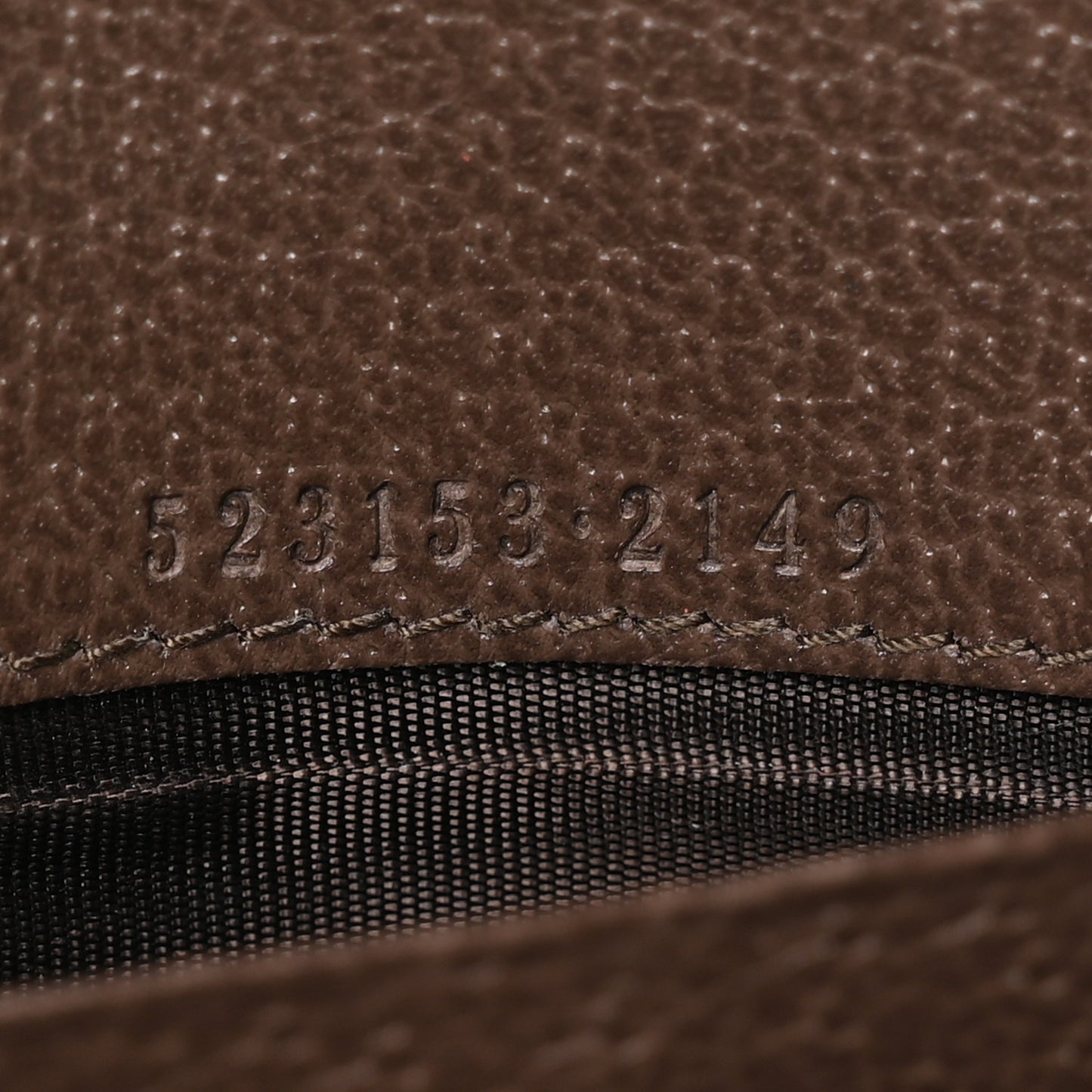 GG Supreme Monogram Web Ophidia Continental Wallet Brown