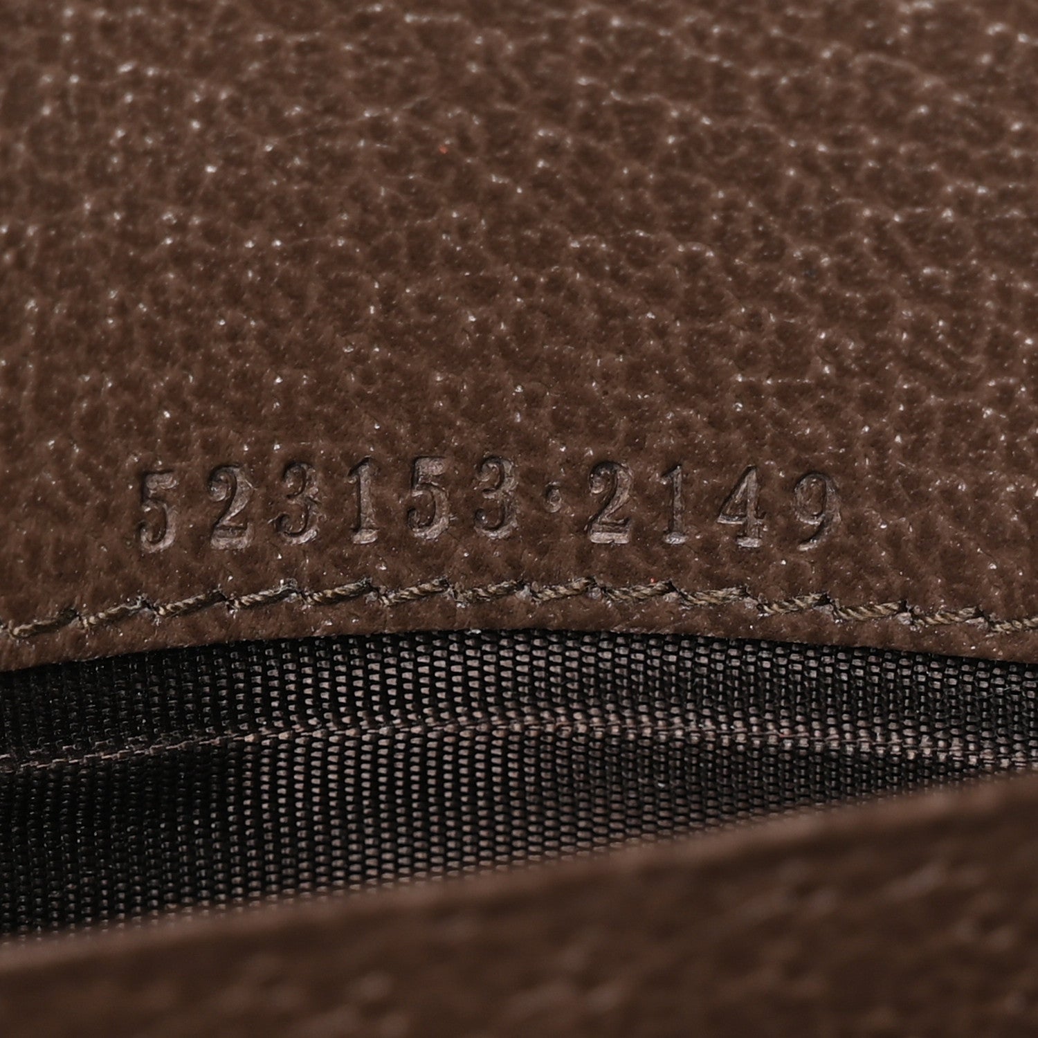 Gucci GG Supreme Monogram Web Ophidia Continental Wallet Brown 7 of 9
