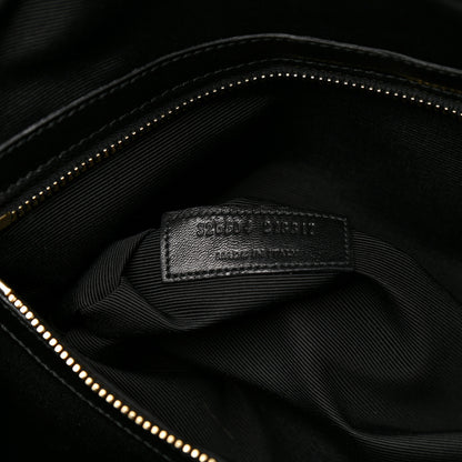 Saint Laurent Calfskin Small Classic Duffle Briefcase Black 7 of 13
