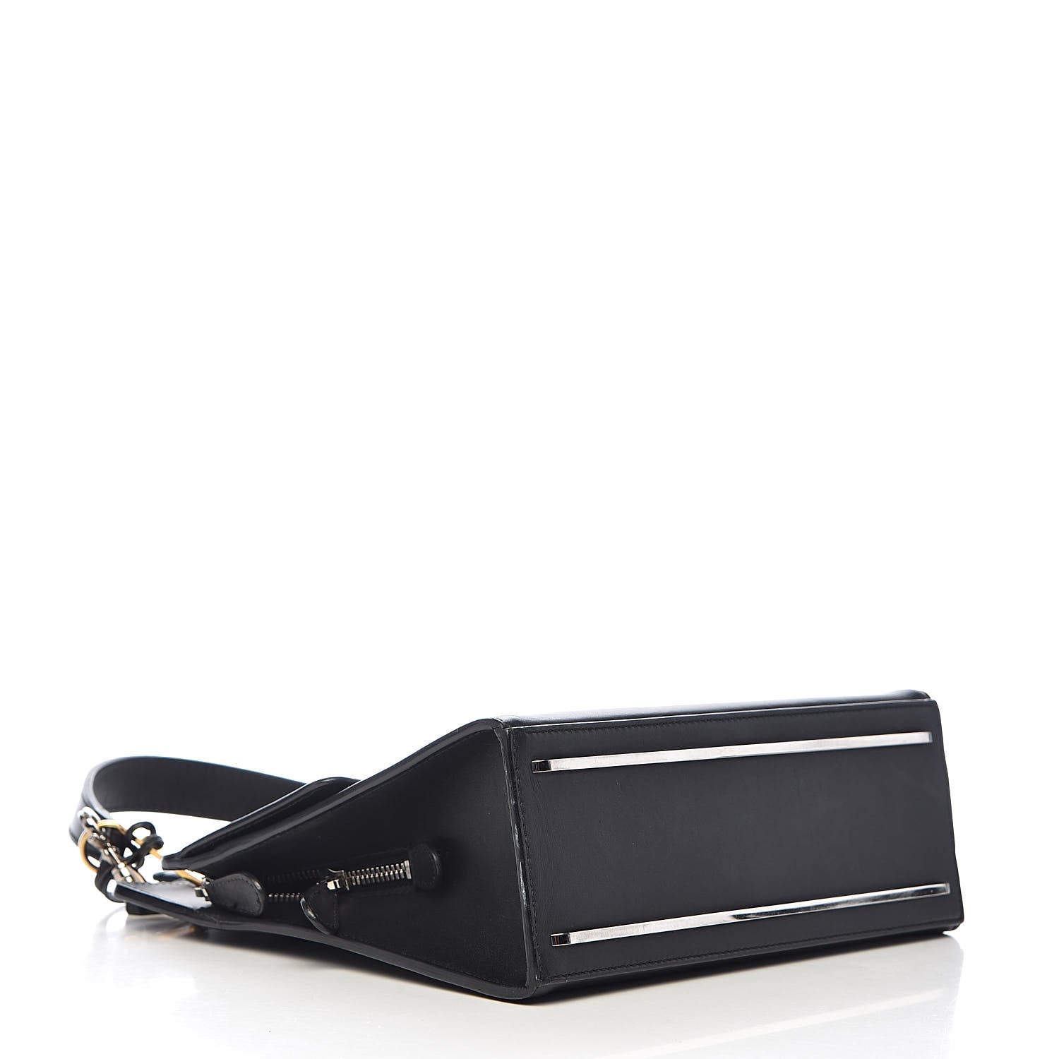 Balenciaga Calfskin Le Dix S Cartable Shoulder Bag Black 4 of 14