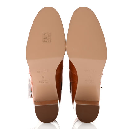 Hermes Calfskin Frenchie 50 Ankle Boots 39 Naturel 5 of 9