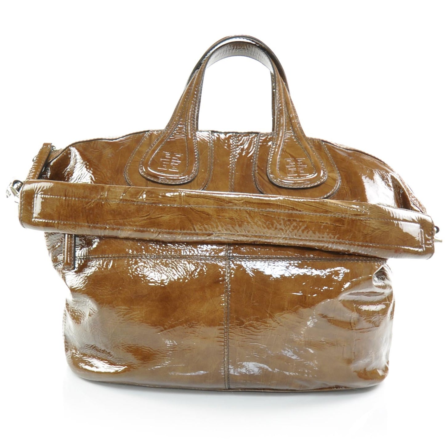 Crinkled Patent Calfskin Nightingale