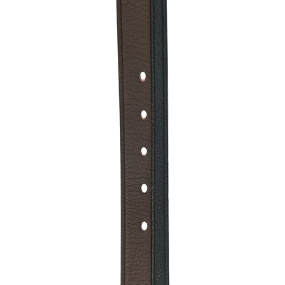 Hermes Taurillon Clemence Etriviere 32mm 95 38 Chocolate Black 5 of 5
