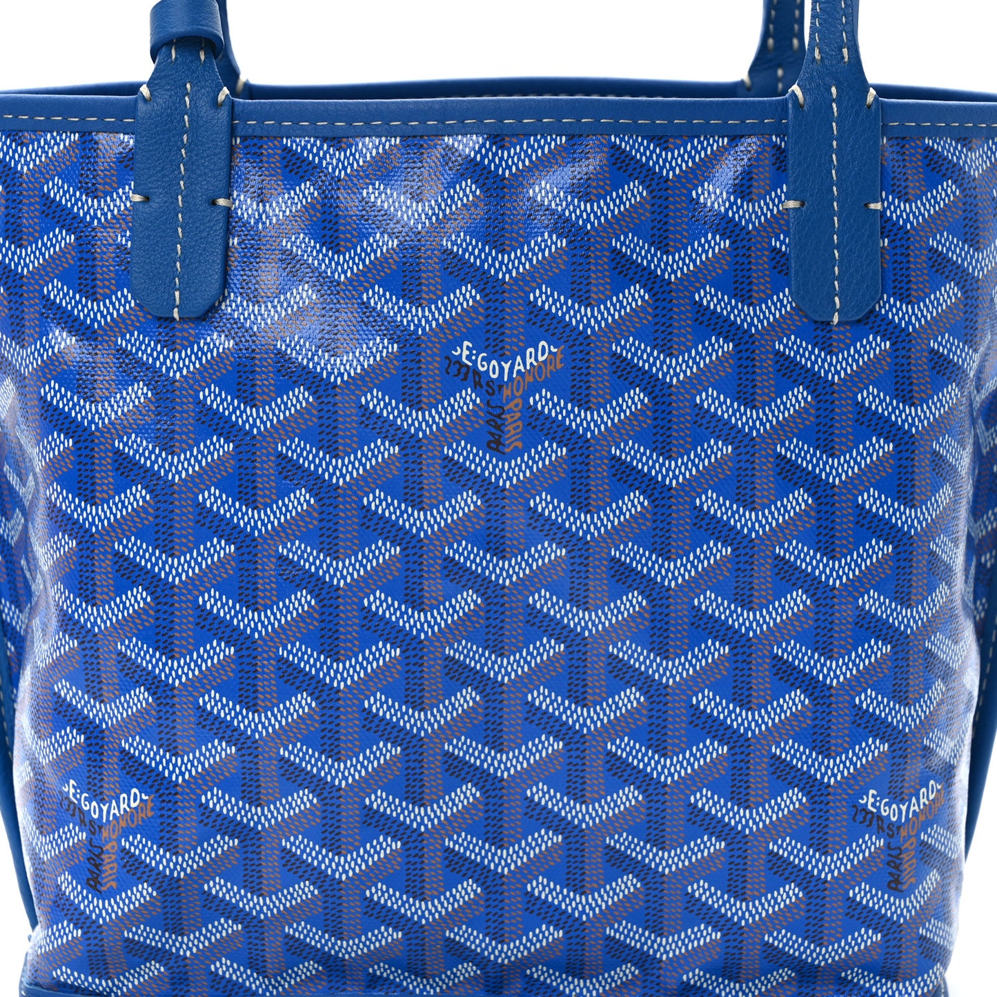 Goyardine Reversible Mini Anjou Sky Blue