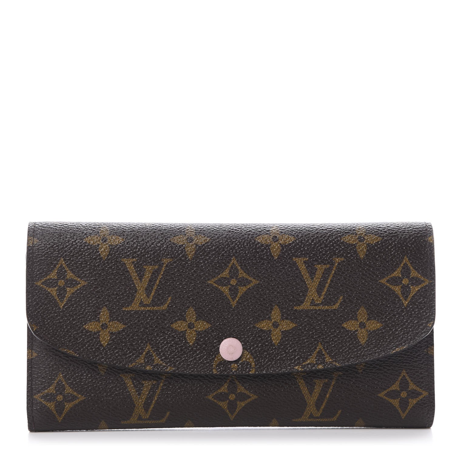 Louis Vuitton Monogram Emilie Wallet Rose Ballerine 1 of 10