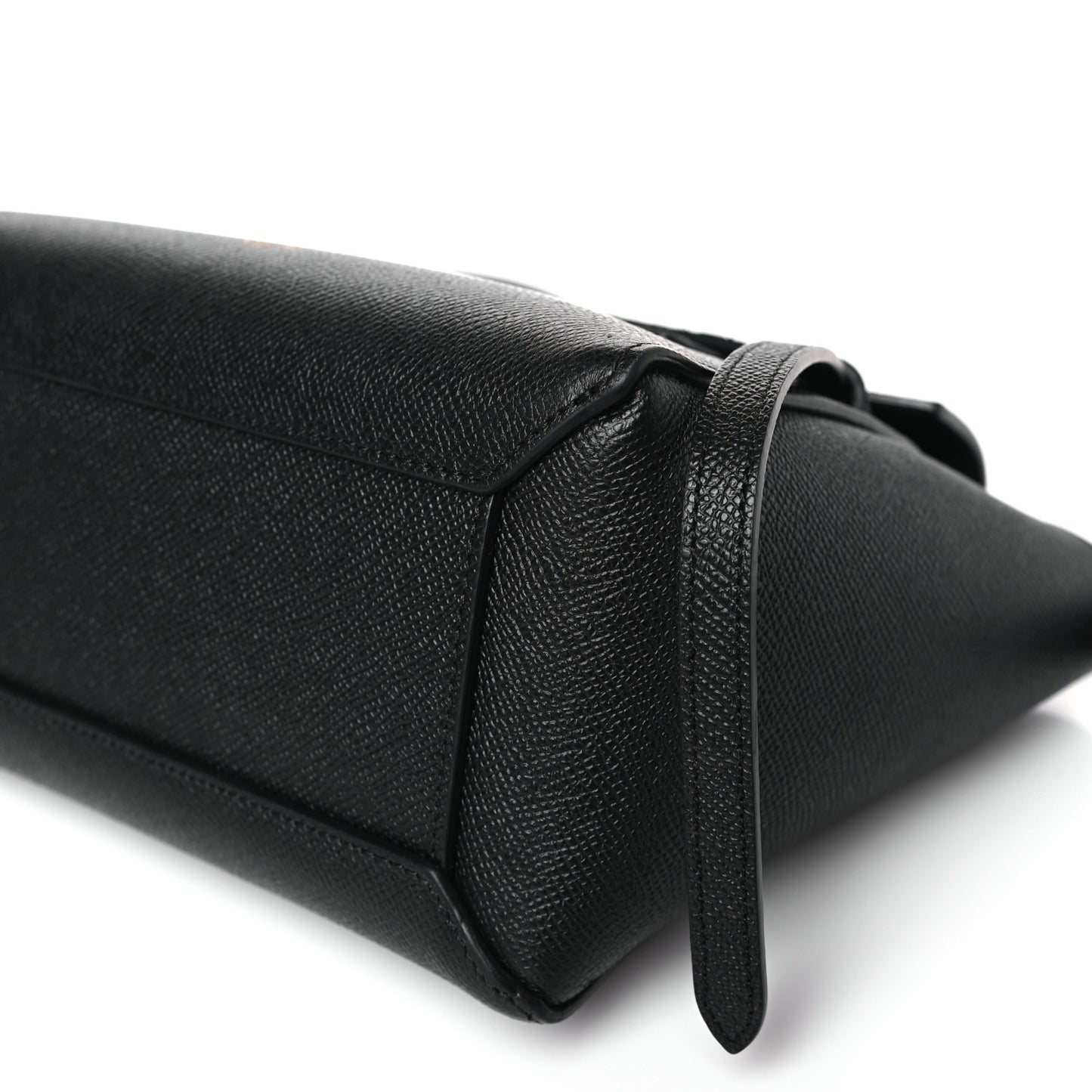 Grained Calfskin Nano Belt Bag Black