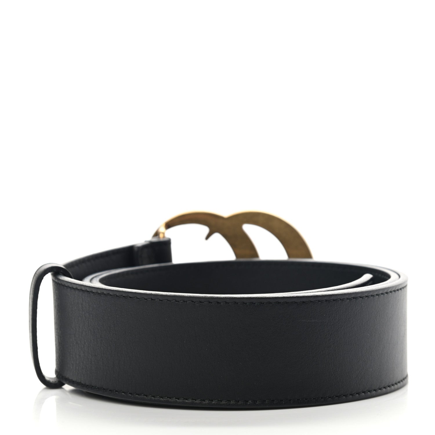 Gucci Calfskin Double G 40mm Belt 85 34 Black 2 of 8