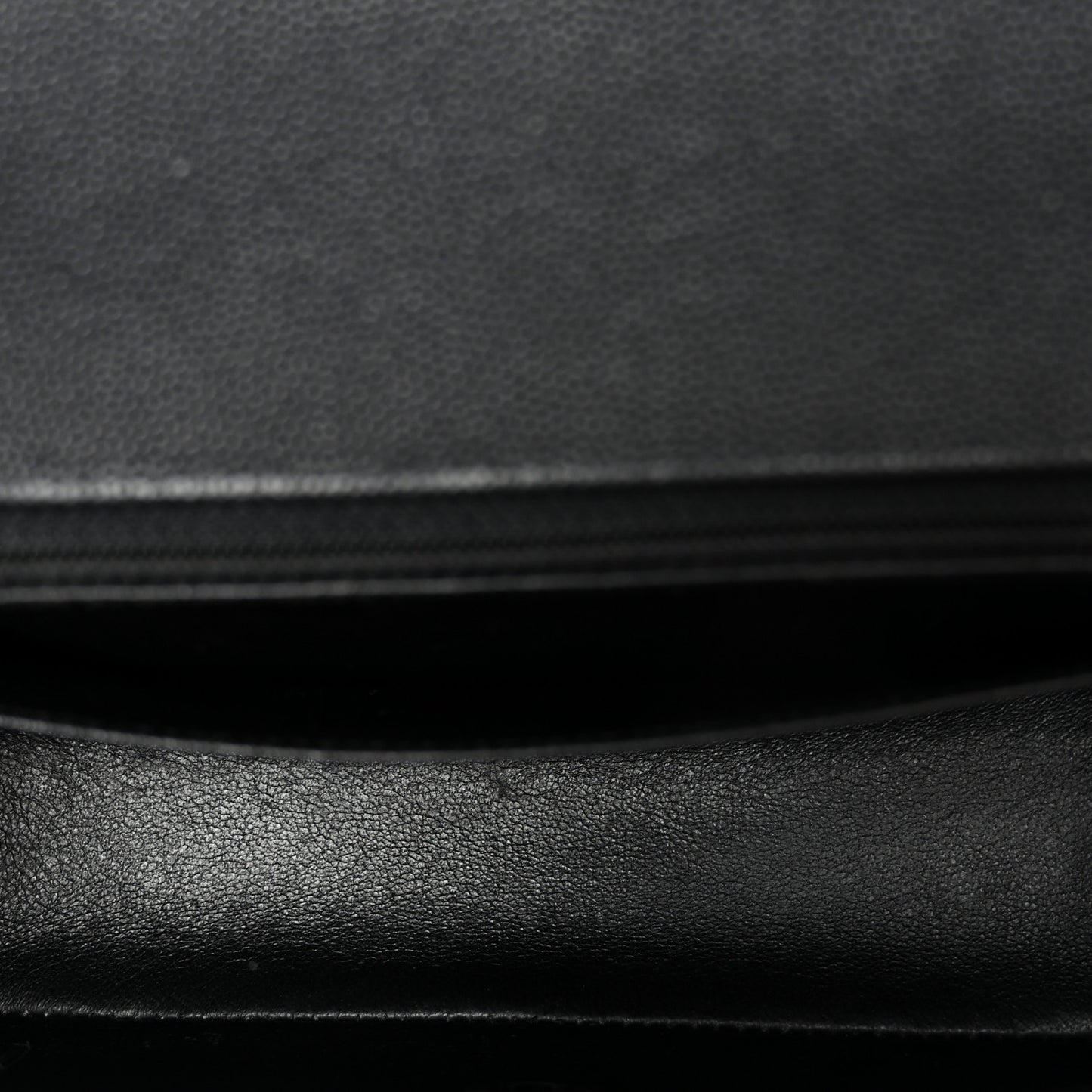 Caviar Quilted Mini Rectangular Flap Black
