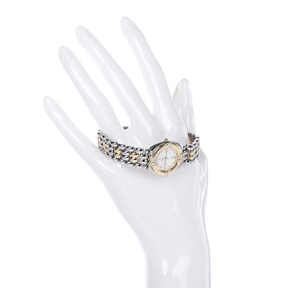 Chopard Stainless Steel 18K Yellow Gold Diamond 23mm Gstaad Quartz Watch 2 of 6