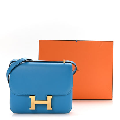 Hermes Swift Constance 18 Bleu Frida 11 of 11