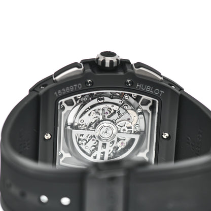 Hublot Ceramic Rubber 45mm Spirit of Big Bang Automatic Watch Black 601.CI.0173.RX 4 of 5