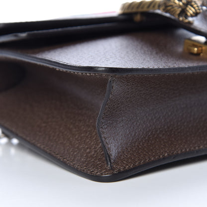 Gucci Textured Calfskin Web Mini Dionysus Shoulder Bag New Acero 9 of 10