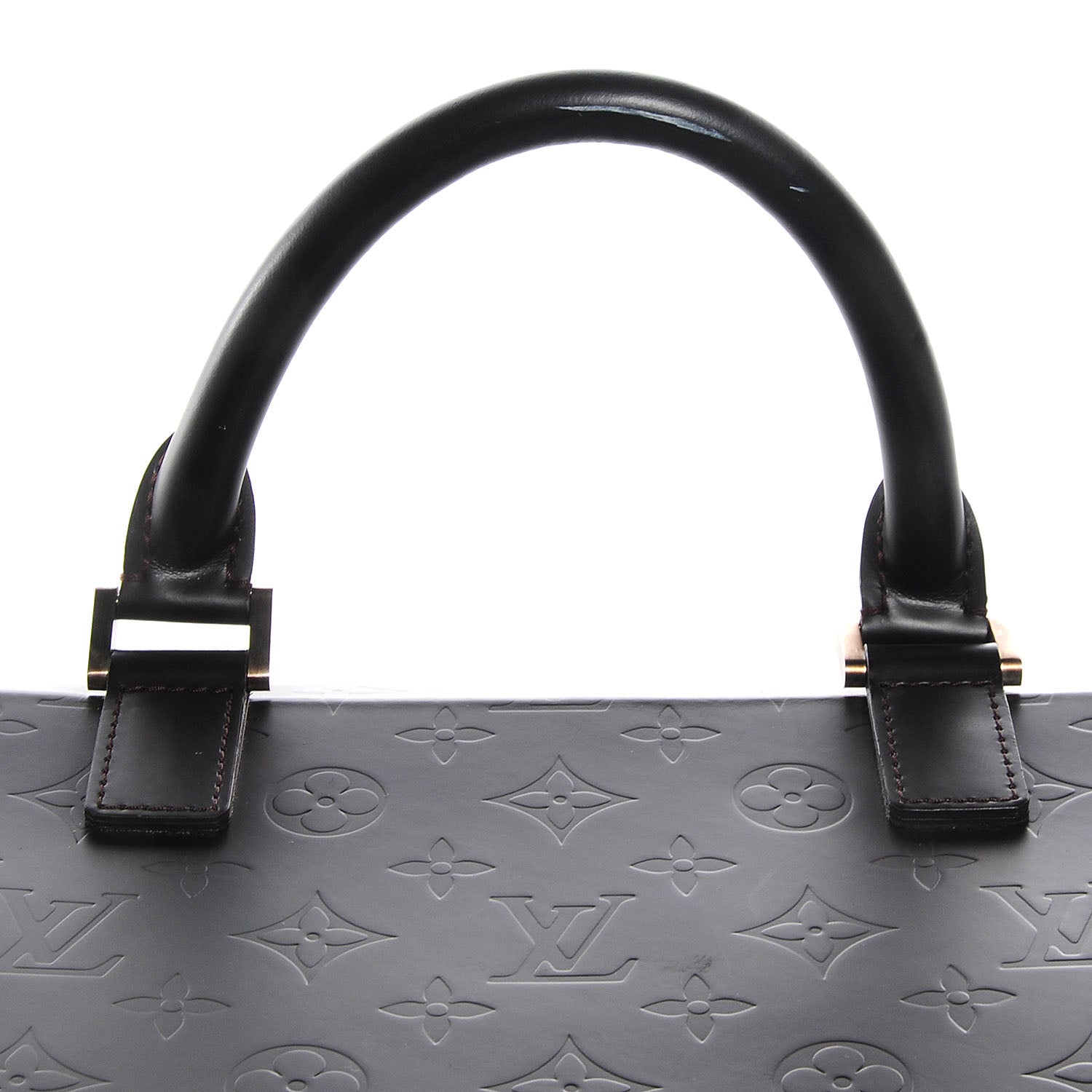 Louis Vuitton Monogram Glace Leather Elvin Tote Cafe 5 of 8