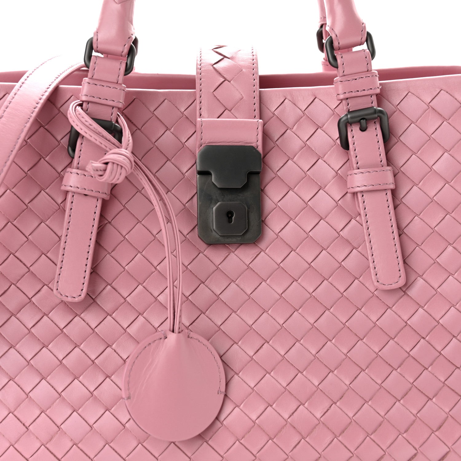 Bottega Veneta Nappa Intrecciato Small Roma Tote Mallow 8 of 11