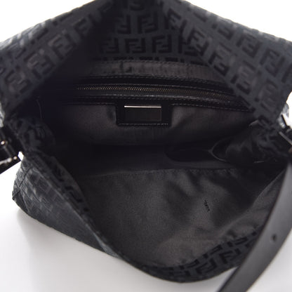 Fendi Zucchino Forever Mama Baguette Black 5 of 7